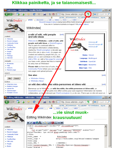 Hän työskentelee!